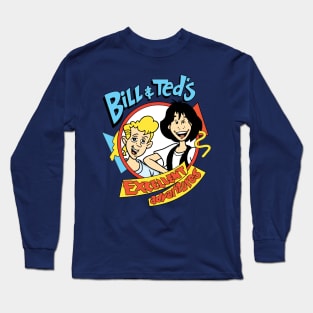 Bill & Ted's Excellent Adventure - Cartoon Long Sleeve T-Shirt